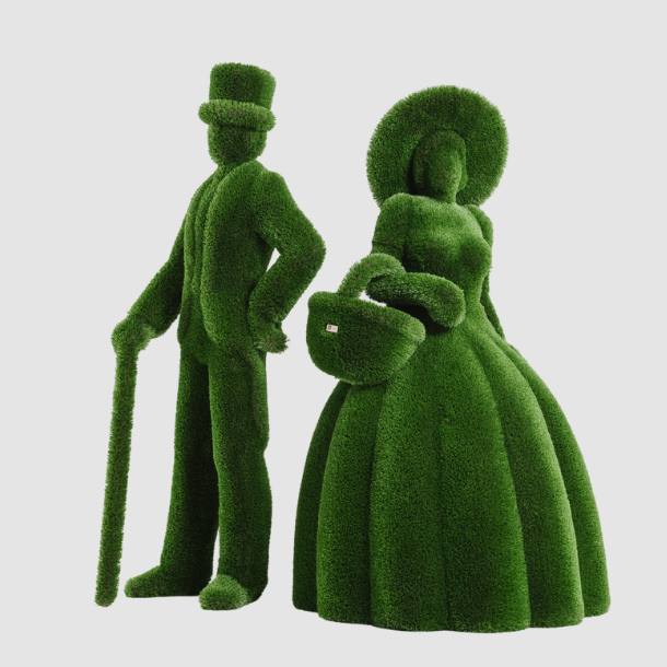 İnsan formunun zarif yansıması: Dekoratif heykel şimdi satışta.