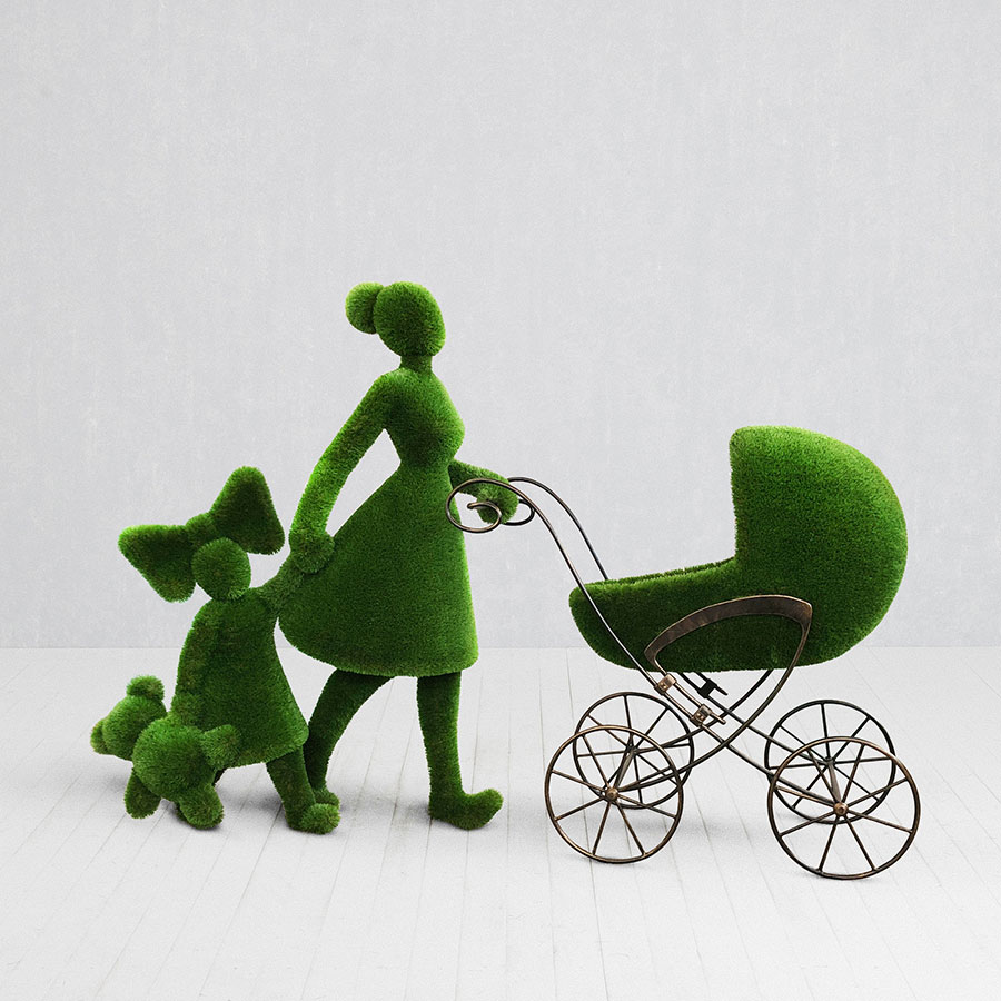 Mum With The Children